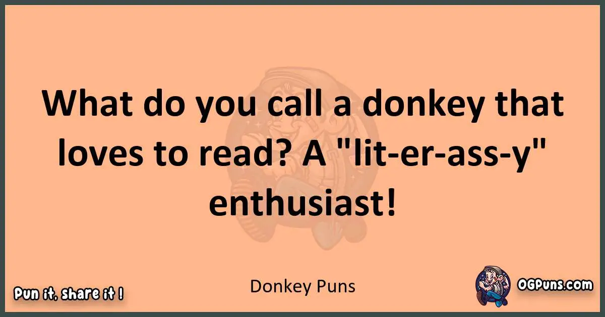 pun with Donkey puns