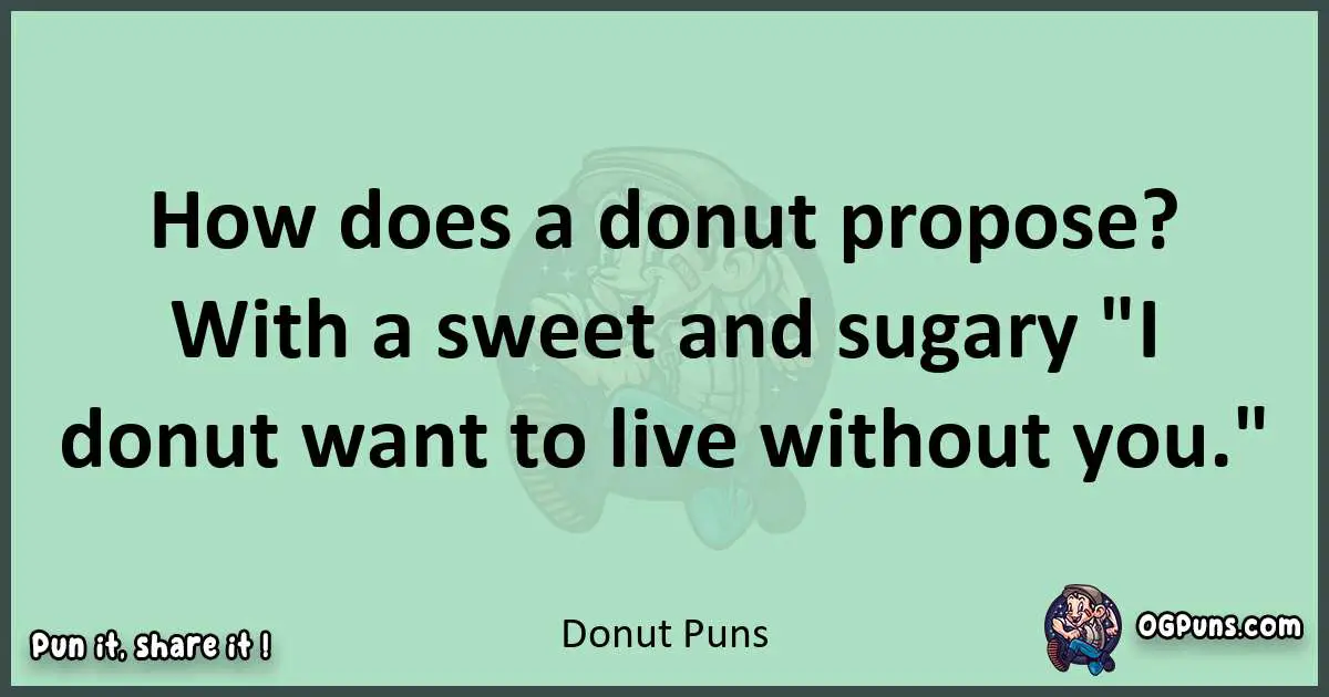wordplay with Donut puns