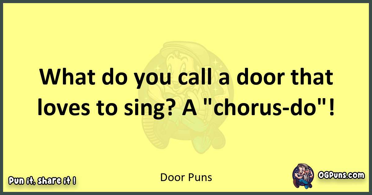 Door puns best worpdlay