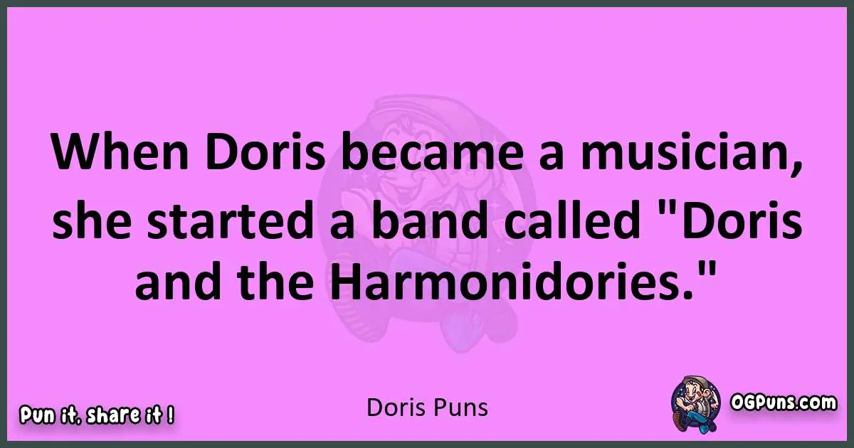 Doris puns nice pun