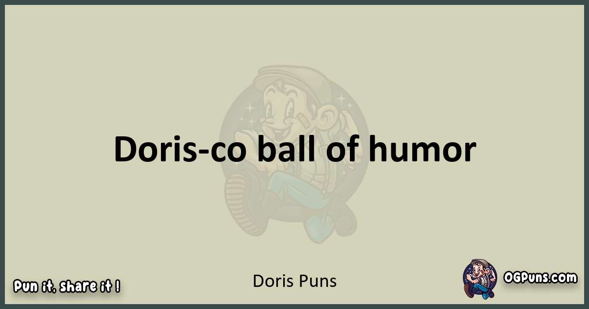 Doris puns text wordplay