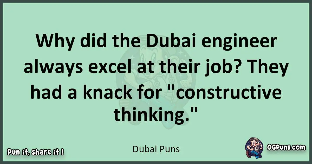wordplay with Dubai puns