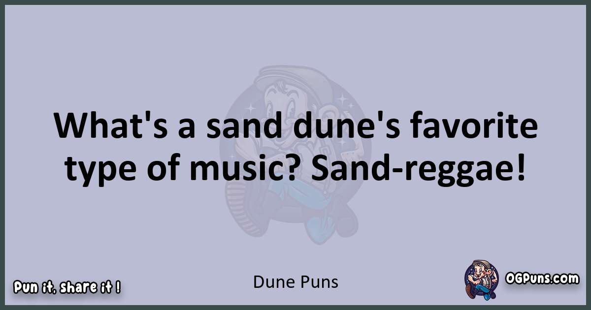 Textual pun with Dune puns