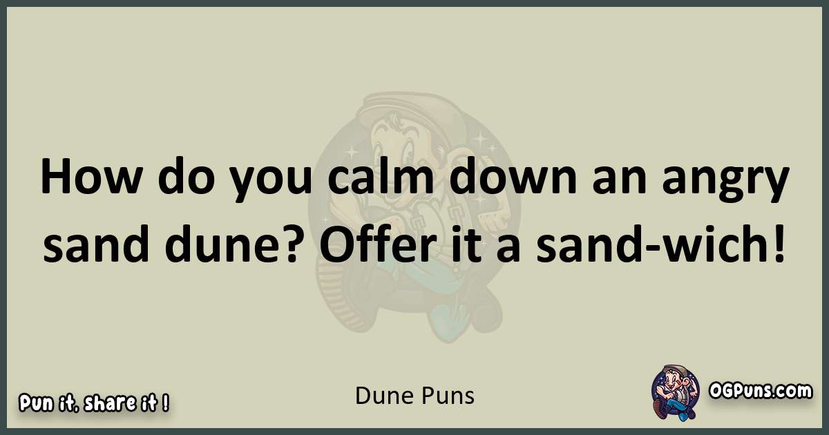 Dune puns text wordplay
