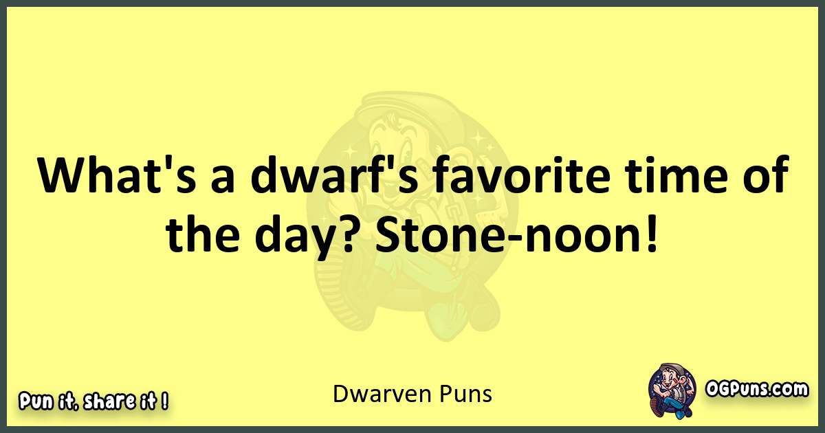 Dwarven puns best worpdlay