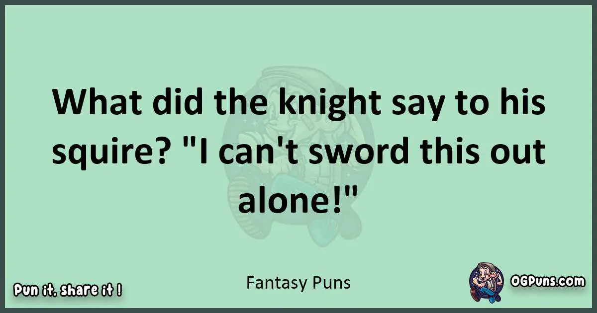 wordplay with Fantasy puns