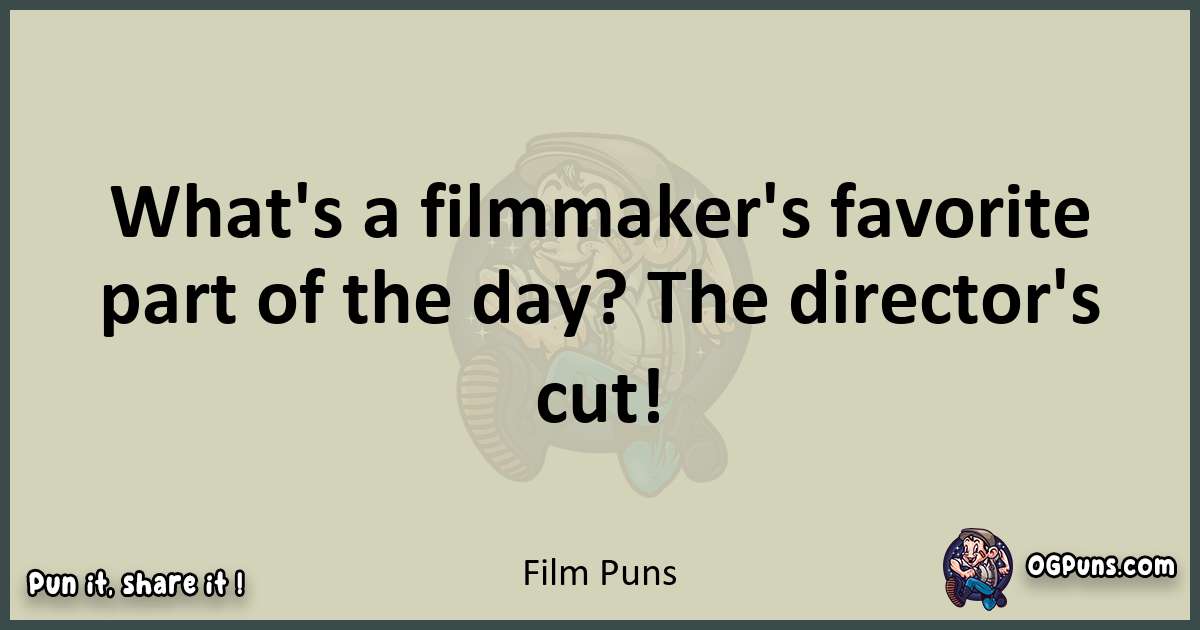 Film puns text wordplay