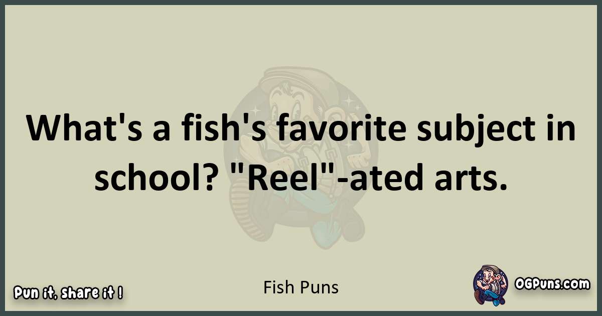 Fish puns text wordplay