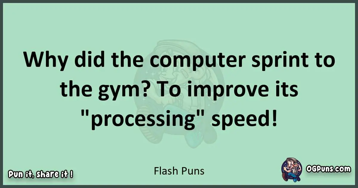 wordplay with Flash puns
