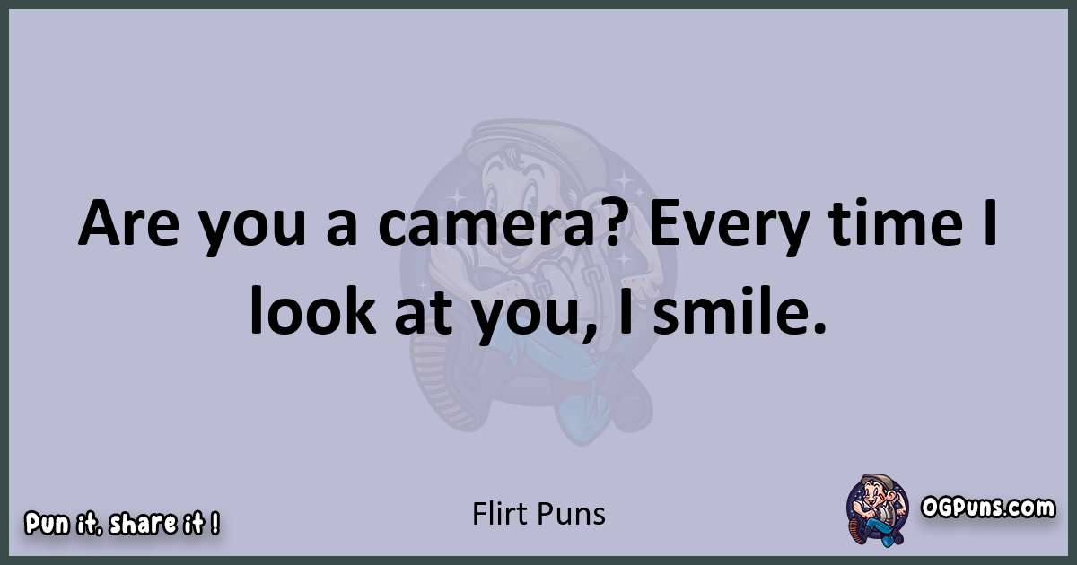 Textual pun with Flirt puns