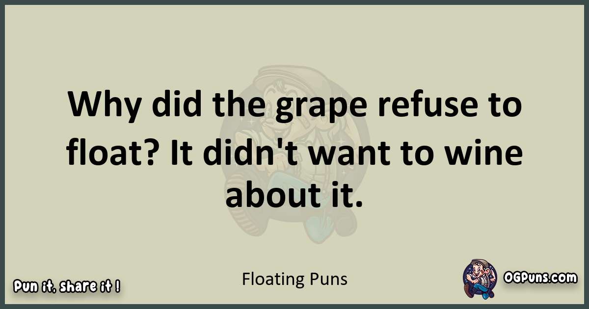 Floating puns text wordplay