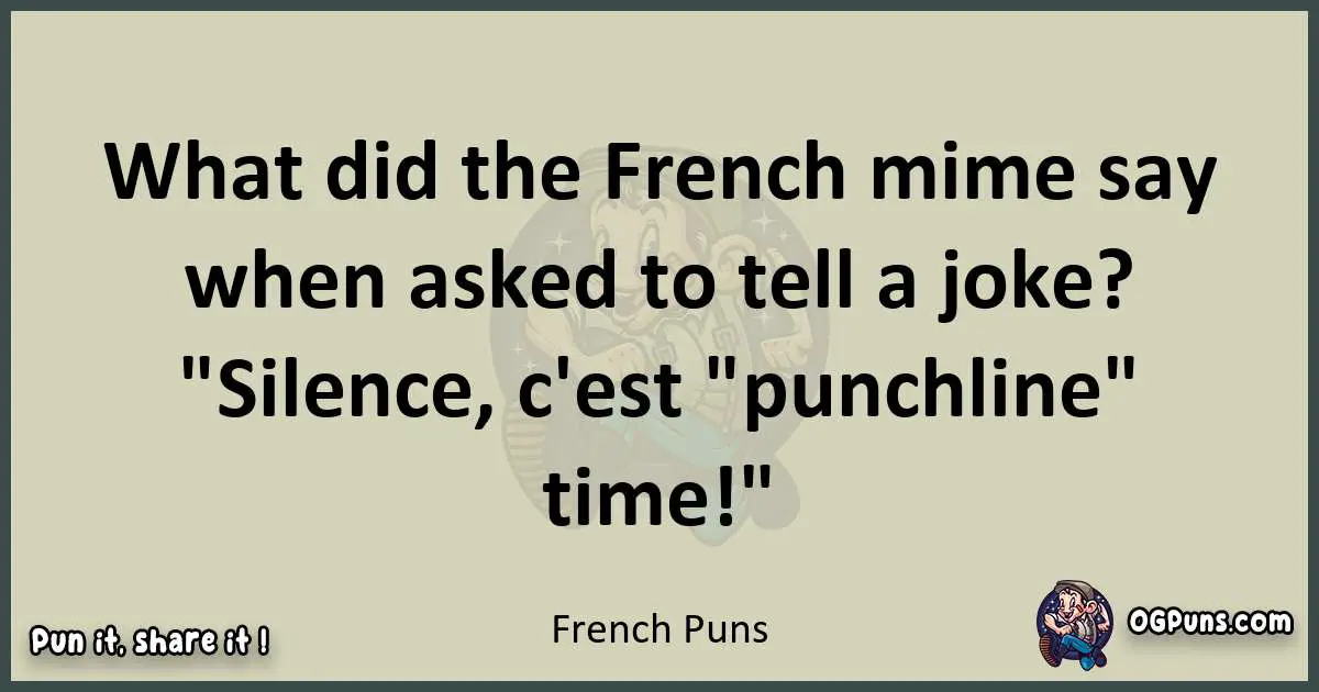 240+ French Puns: A Bouquet of Brilliance!