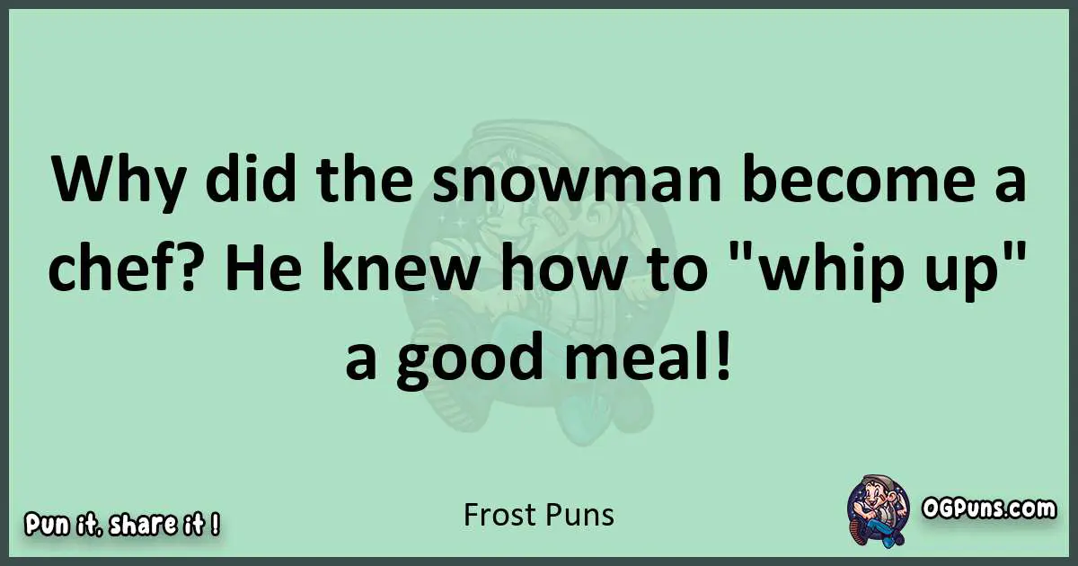 wordplay with Frost puns