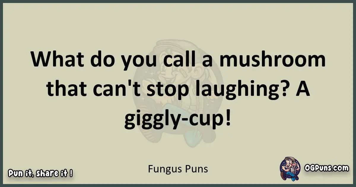 Fungus puns text wordplay