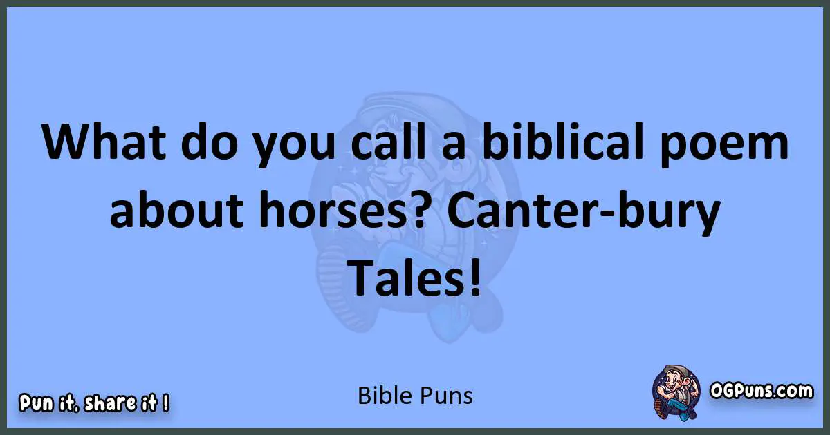 pun about Bible puns