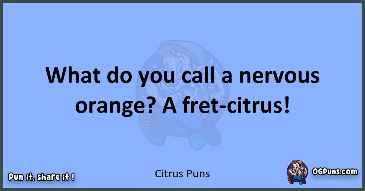 pun about Citrus puns