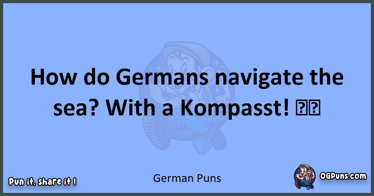 pun about German puns