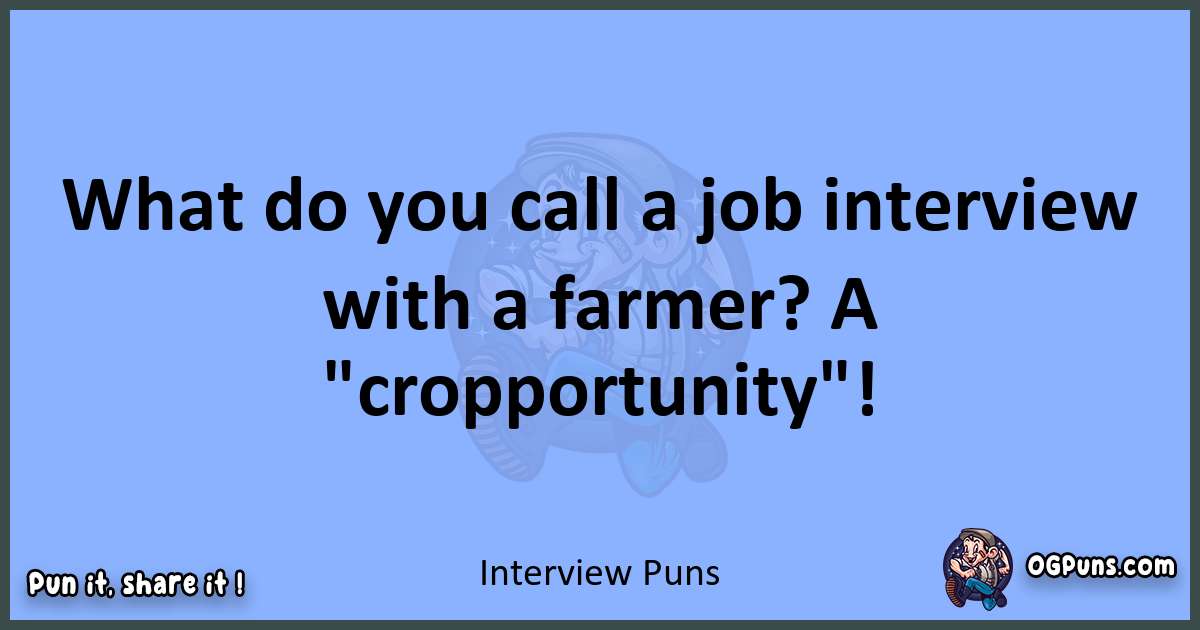 pun about Interview puns
