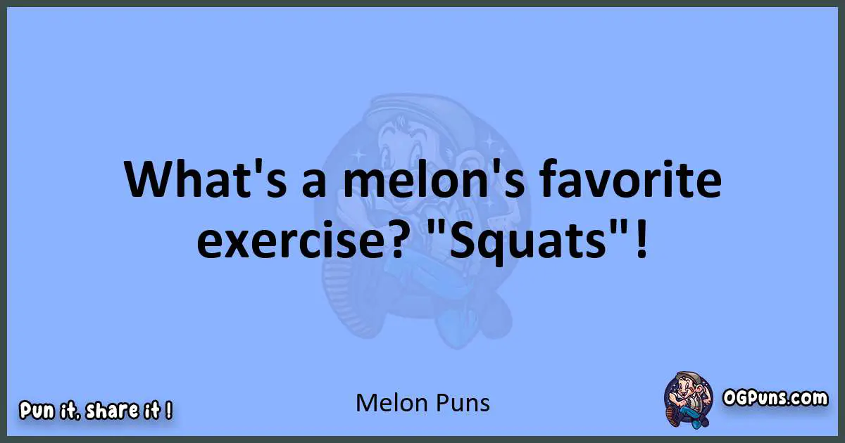 pun about Melon puns