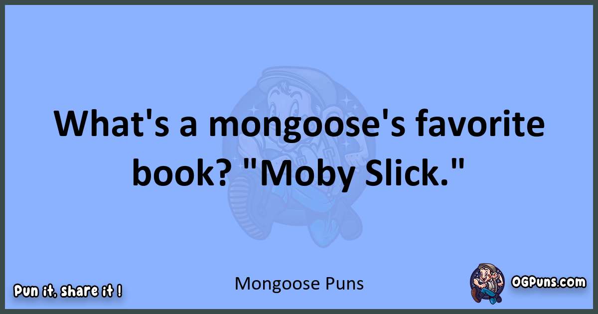 pun about Mongoose puns