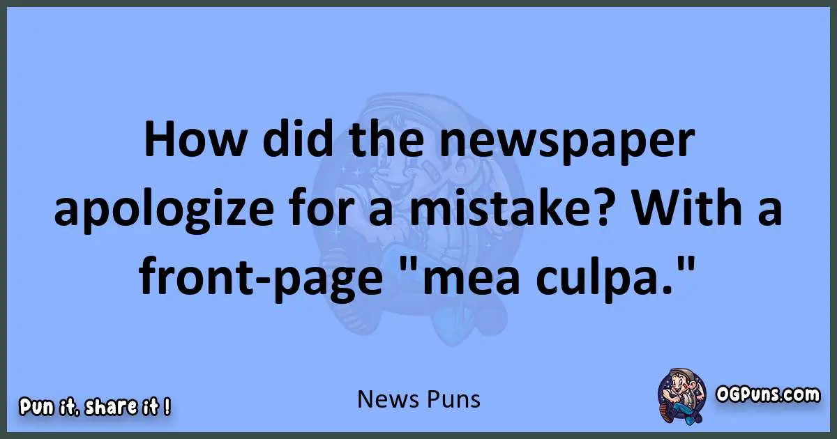 pun about News puns