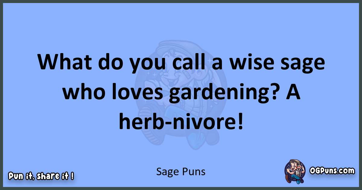 pun about Sage puns