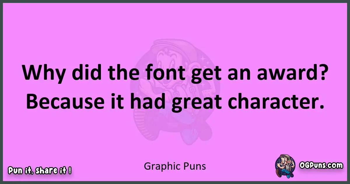 Graphic puns nice pun