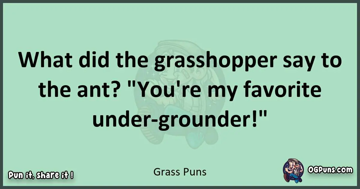 wordplay with Grass puns