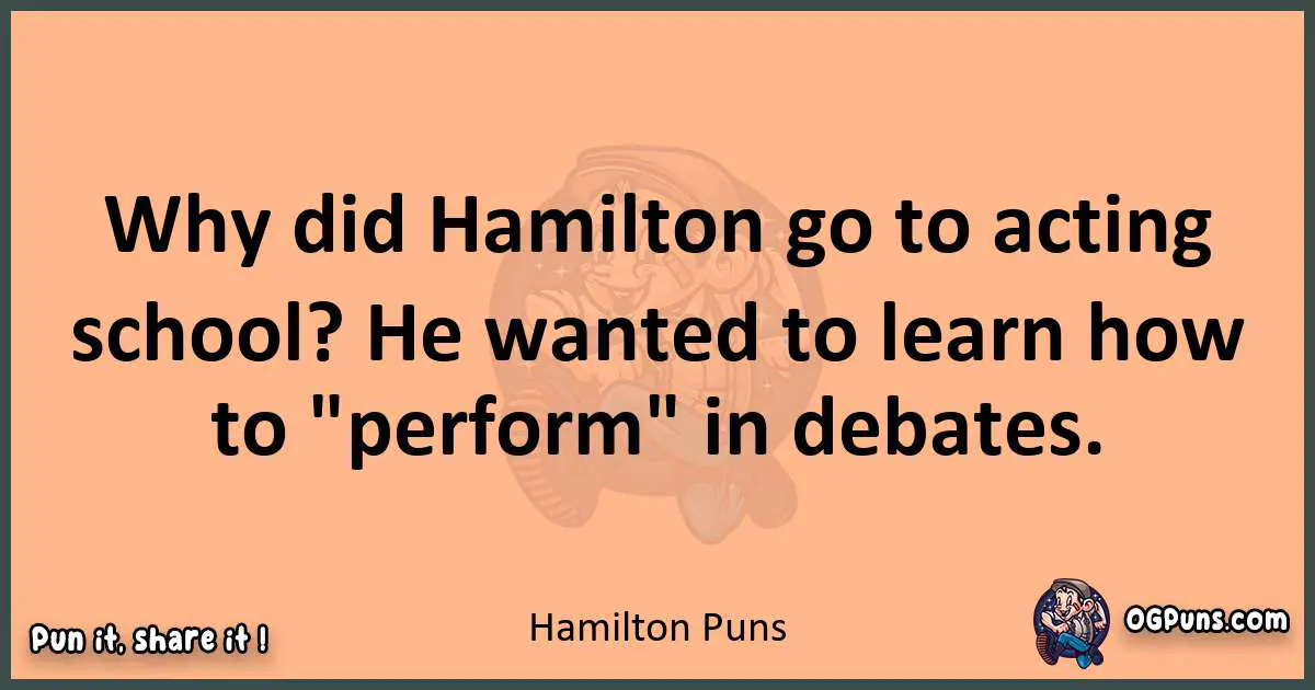 pun with Hamilton puns