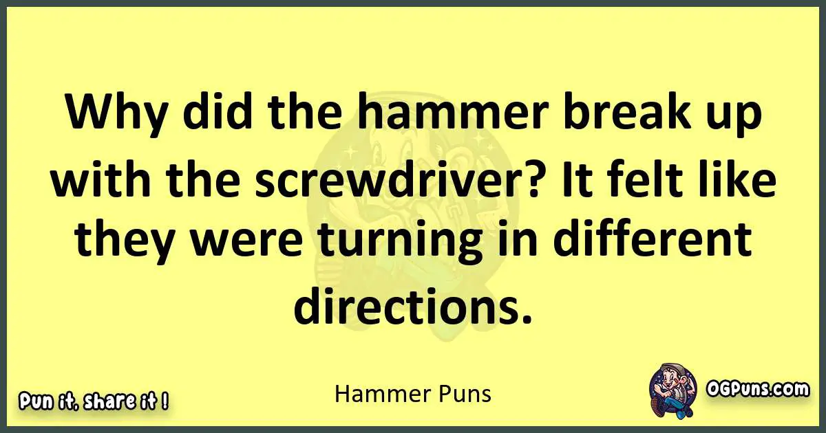 Hammer puns best worpdlay