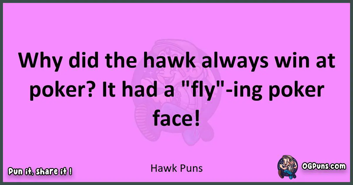 Hawk puns nice pun