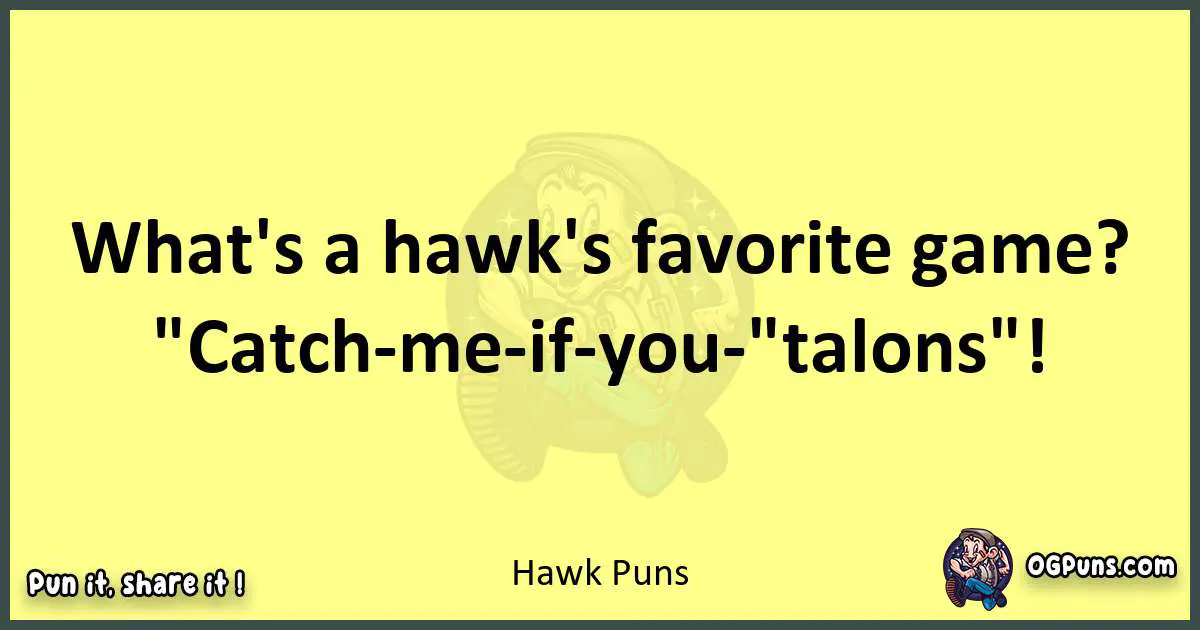 Hawk puns best worpdlay