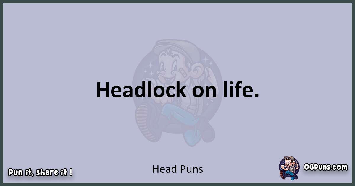 Textual pun with Head puns