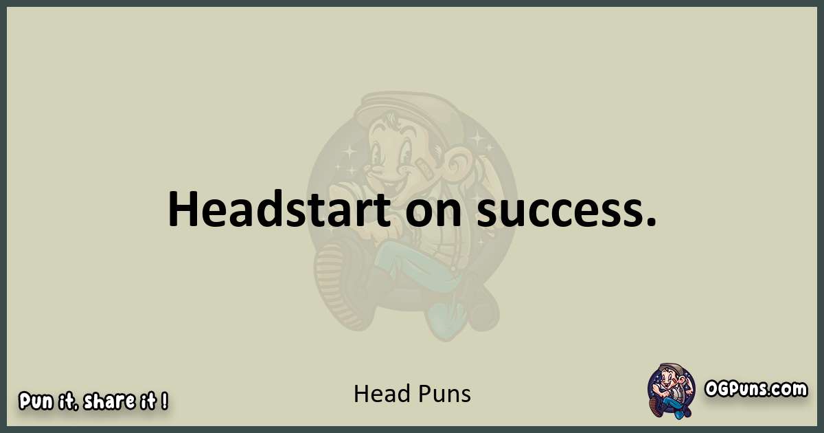 Head puns text wordplay