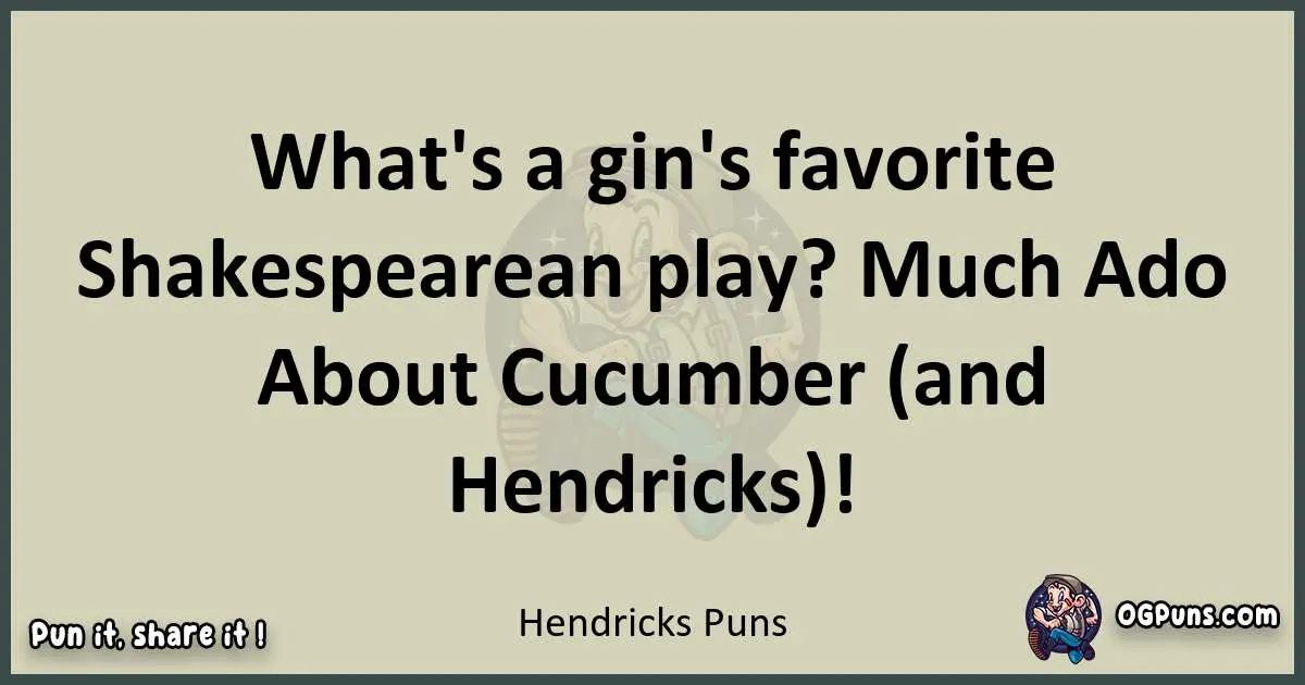 Hendricks puns text wordplay