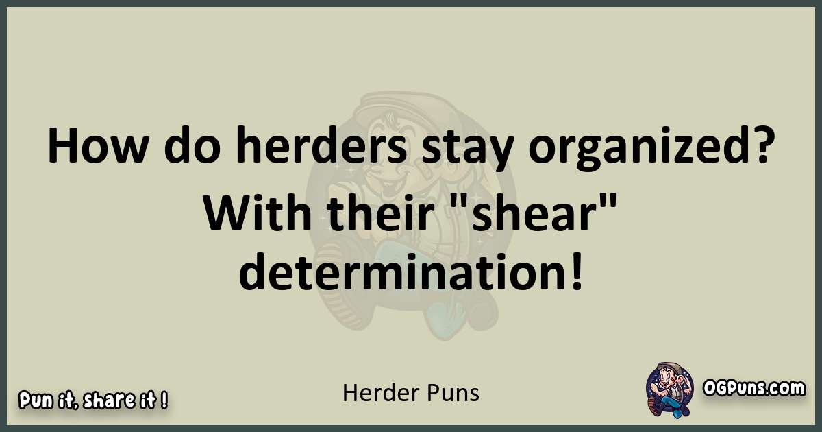 Herder puns text wordplay