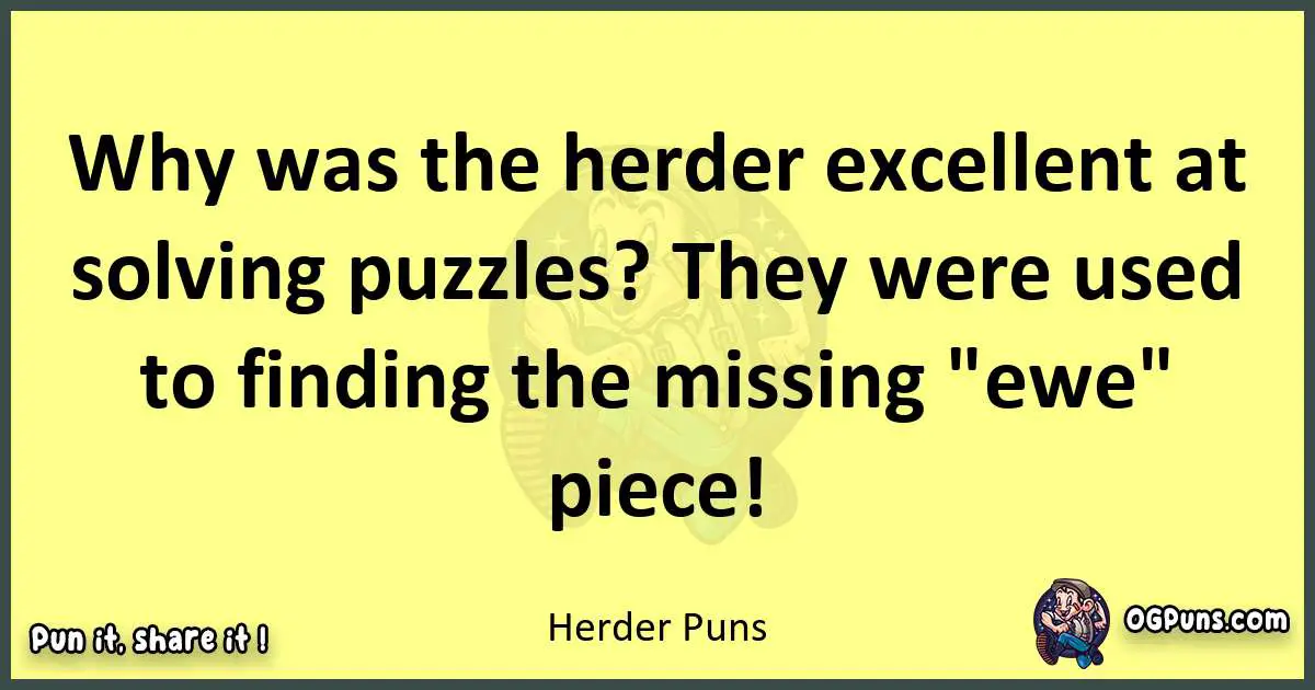 Herder puns best worpdlay