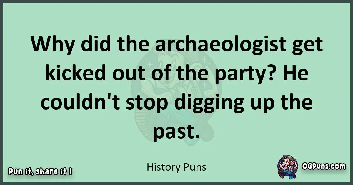 wordplay with History puns