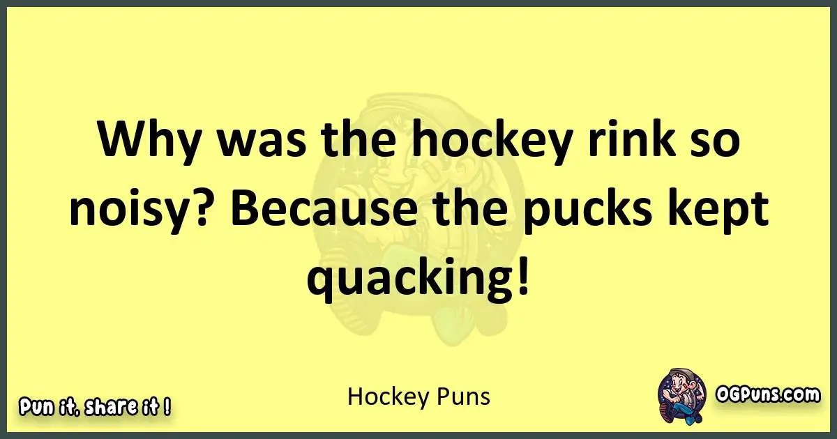 Hockey puns best worpdlay