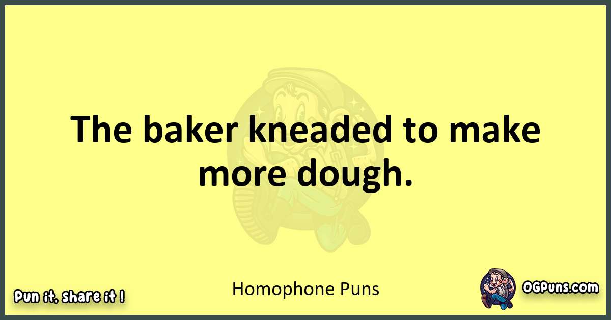 Homophone puns best worpdlay