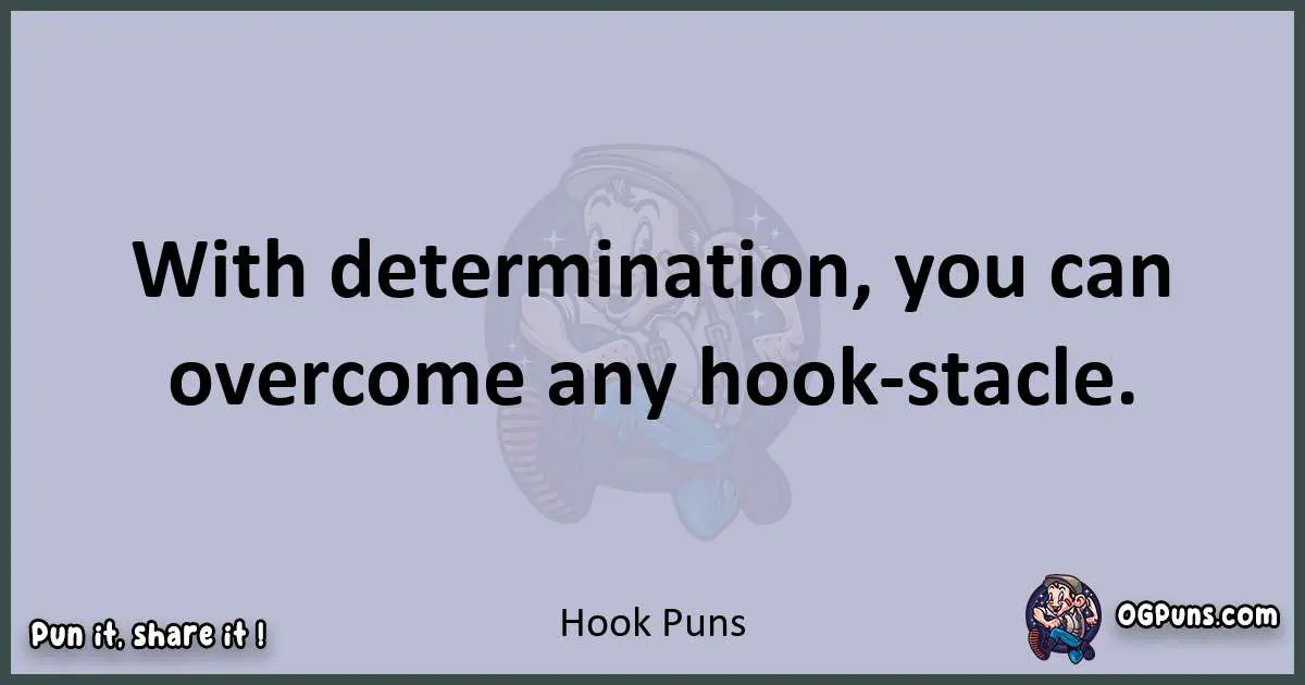Textual pun with Hook puns