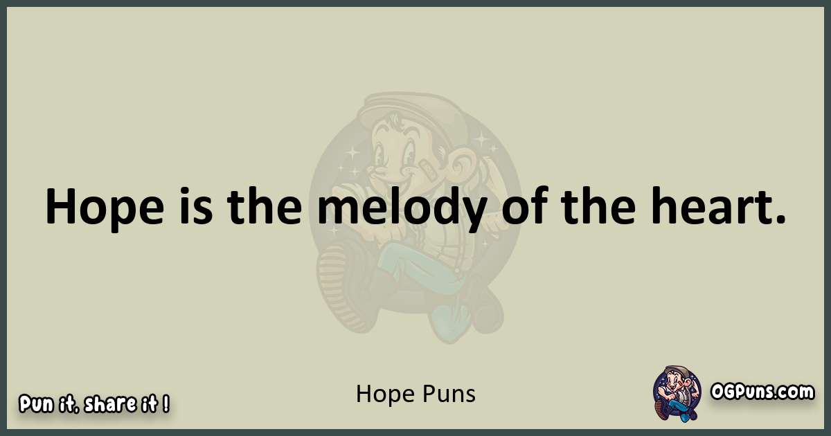 Hope puns text wordplay