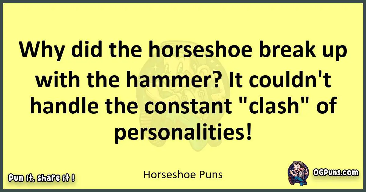Horseshoe puns best worpdlay