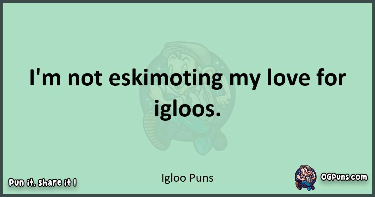 wordplay with Igloo puns