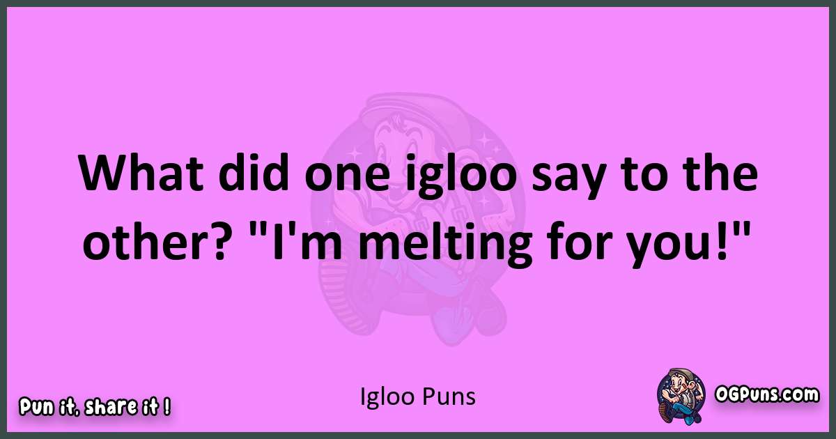 Igloo puns nice pun