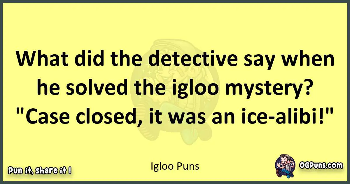 Igloo puns best worpdlay