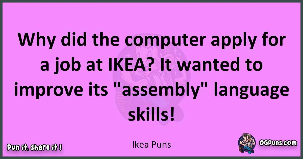 Ikea puns nice pun