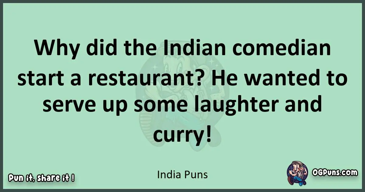 wordplay with India puns
