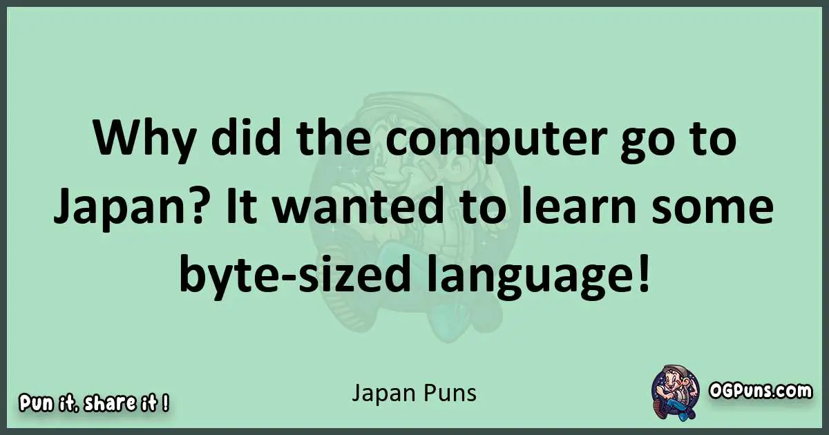 wordplay with Japan puns