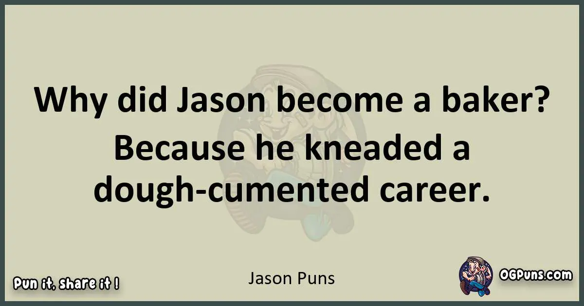 Jason puns text wordplay